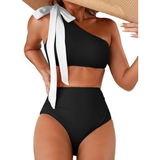 Marit | Magas Derék, Egy Vállas Bikini