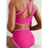 Marit | Magas Derék, Egy Vállas Bikini