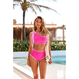 Marit | Magas Derék, Egy Vállas Bikini
