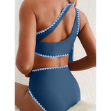 Marit | Magas Derék, Egy Vállas Bikini