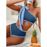 Marit | Magas Derék, Egy Vállas Bikini