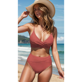 Jodi | Magas Derékú Bikini Játékos V-kivágással