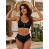 Emilia | Magas Derékú Bikini U-Alakú Top