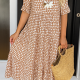 Noémie™ — Elegáns, természetes, folyékony midi ruha