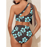 Marit | Magas Derék, Egy Vállas Bikini