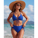 Nadia | Nyakpántos Bikini Kötővel