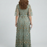 Athena | Elegáns Virágmintás Maxi Ruha