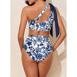 Marit | Magas Derék, Egy Vállas Bikini