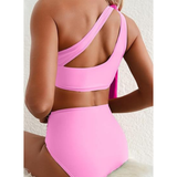 Marit | Magas Derék, Egy Vállas Bikini