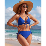 Nadia | Nyakpántos Bikini Kötővel