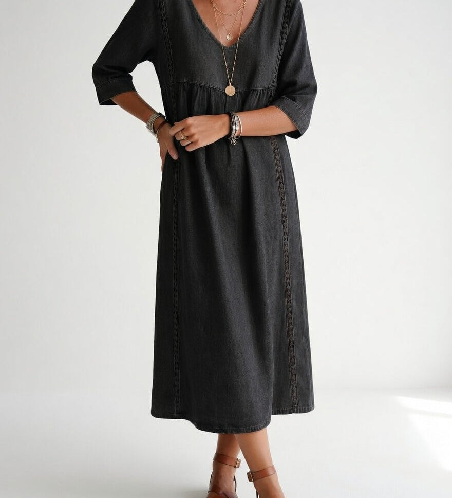 Lioréa™ — Elegáns, laza midi ruha