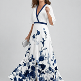 Athena | Elegáns Virágmintás Maxi Ruha