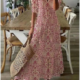 Élodie™ — Elegáns virágmintás maxi ruha