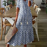 Élodie™ — Elegáns virágmintás maxi ruha