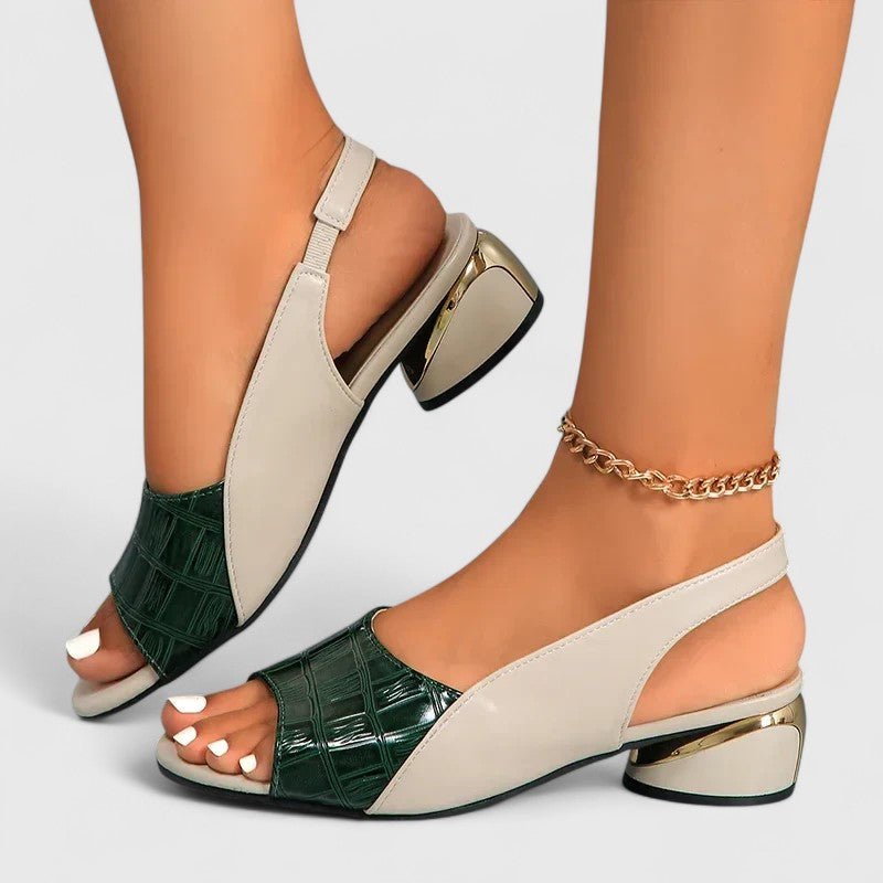 Mariah™ | Elegáns Bőr Szandál