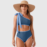 Marit | Magas Derék, Egy Vállas Bikini