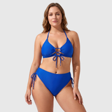Nadia | Nyakpántos Bikini Kötővel