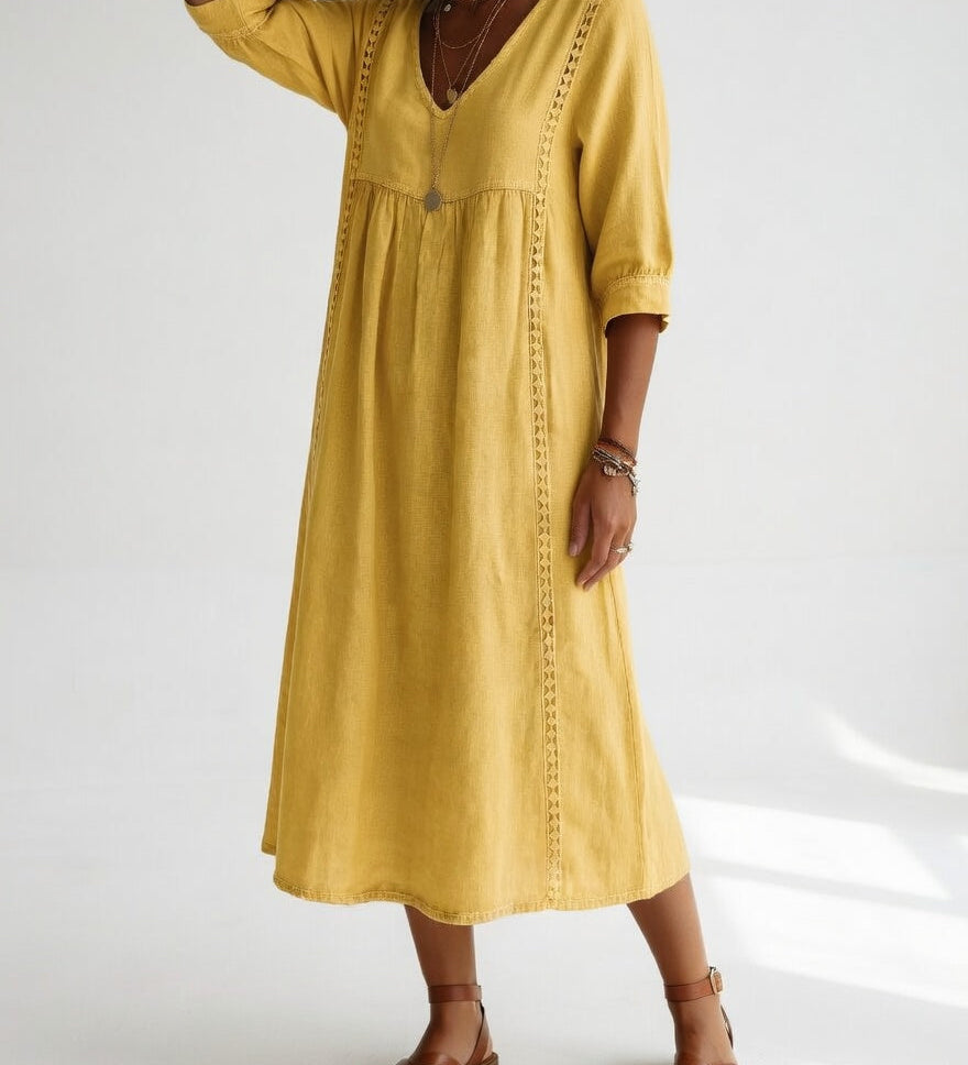 Lioréa™ — Elegáns, laza midi ruha