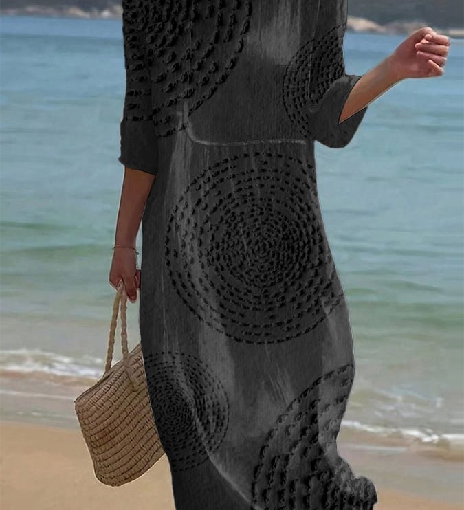 Améliane™ — Elegáns midi ruha finom részletekkel