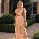 Amelia | Elegáns Plissé Maxi Ruha